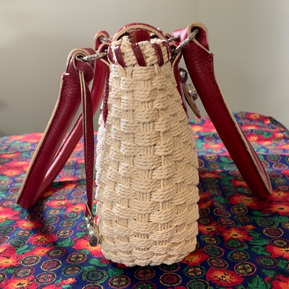 Brighton Woven Rattan Shoulder Bag - Picture 7 of 16